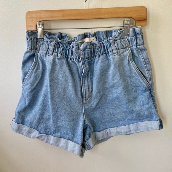 Garage Pants - Garage Paper Bag Waist Denim Women's Shorts